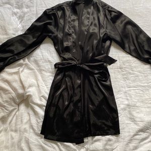 Never worn satin robe